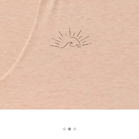 NWT Flirtitude Peach Crop Tee - Picture 3 of 9